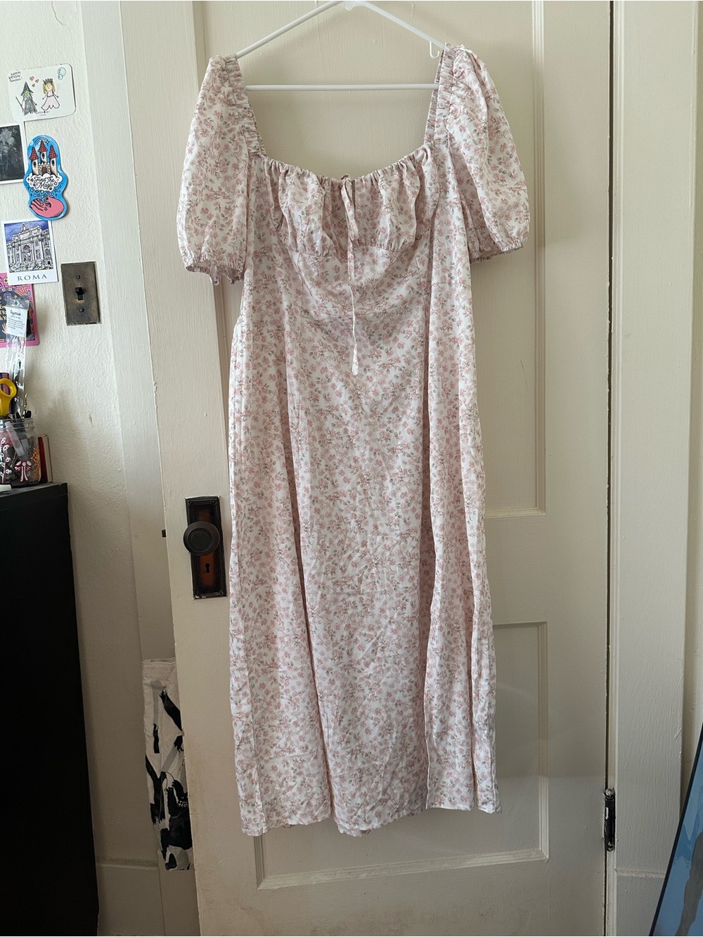 Cider Pink Floral Maxi Dress